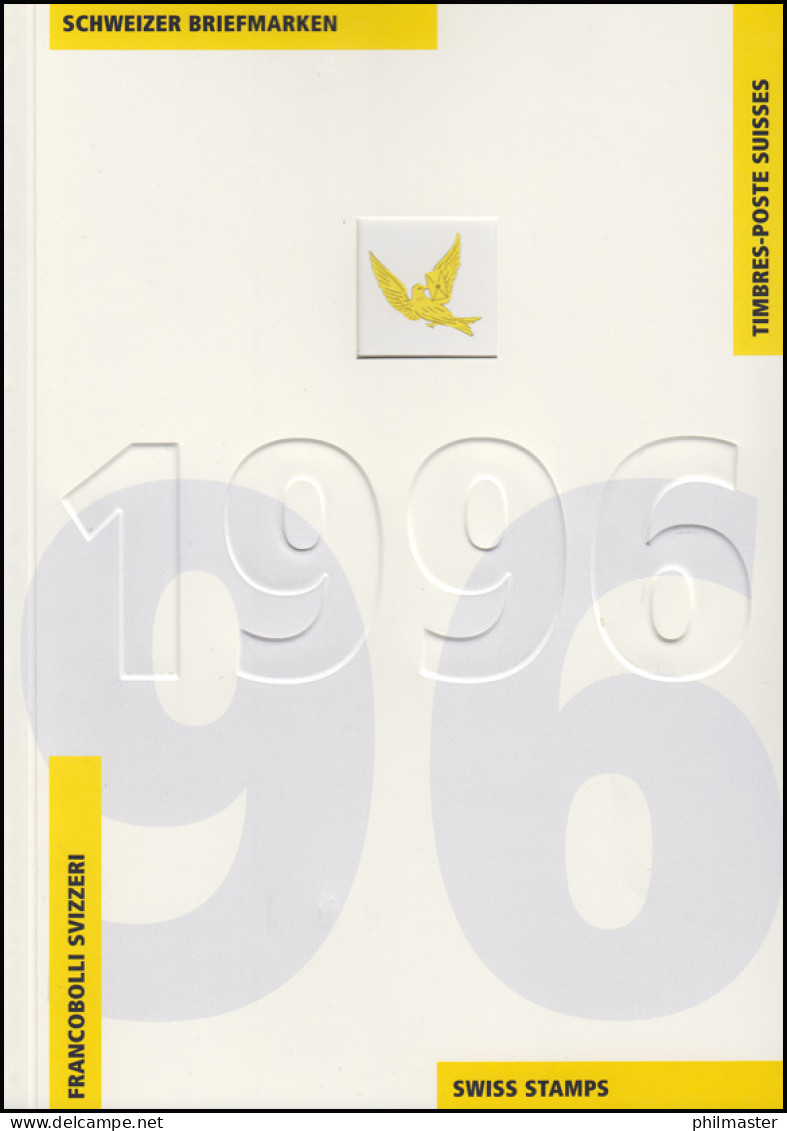 PTT-Jahrbuch Schweiz 1996, Alle Marken Mit Ersttagsstempel - Sammlungen