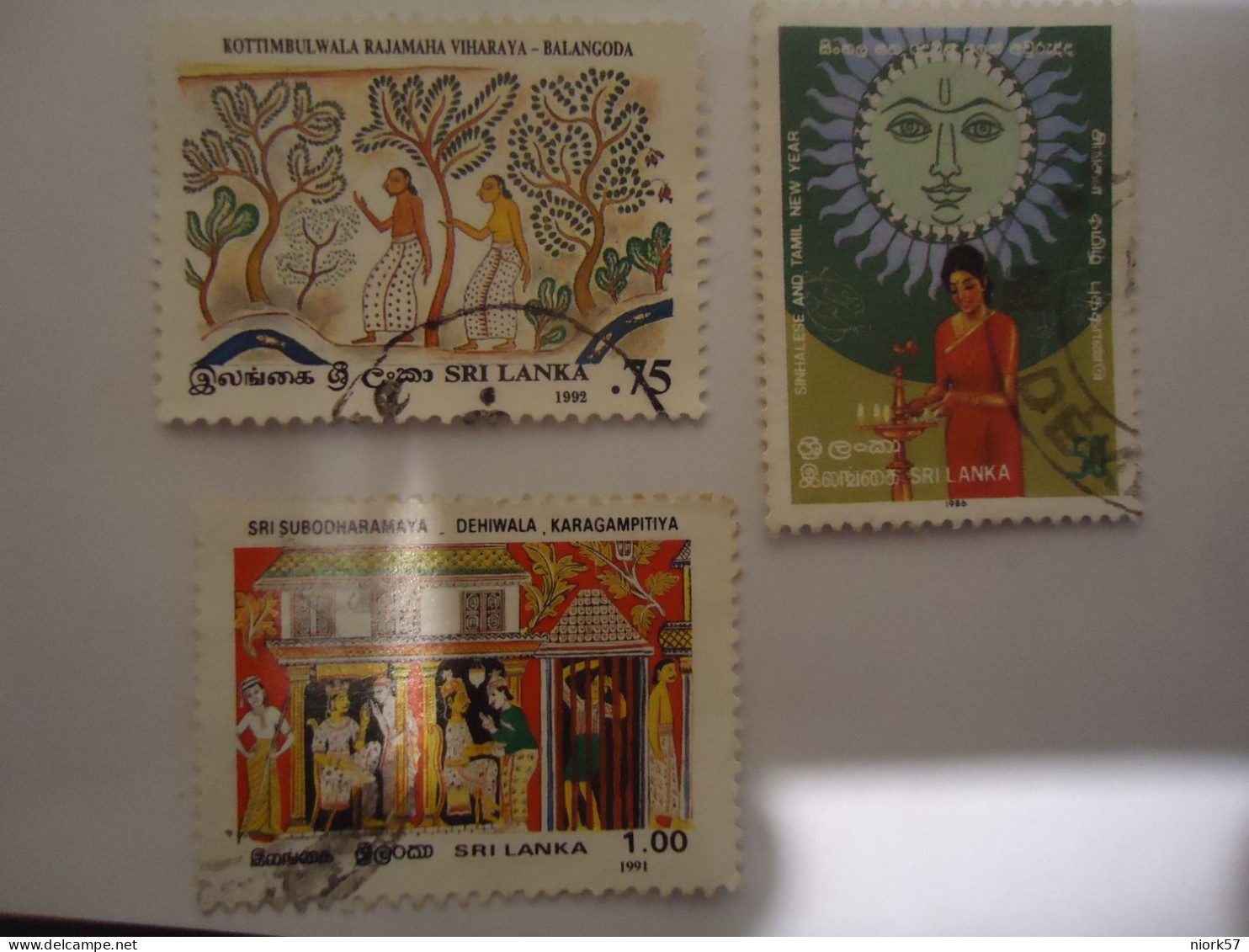 SRI LANKA     USED   STAMPS  3 ANNIVERSARIES - Sri Lanka (Ceylon) (1948-...)