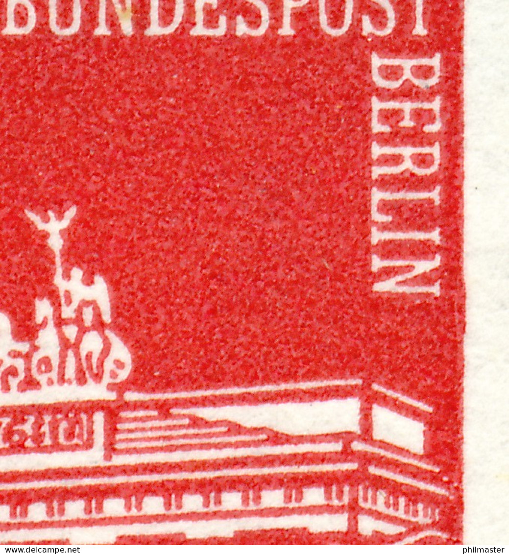 HBl. 13 Aus MH 5 Brandenburger Tor Mit RLV III Und Mit PLF IV (288II), ** - Errors & Oddities