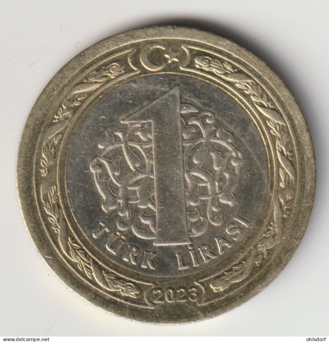 TURKEY 2023: 1 Lira, KM 1244 - Turkey