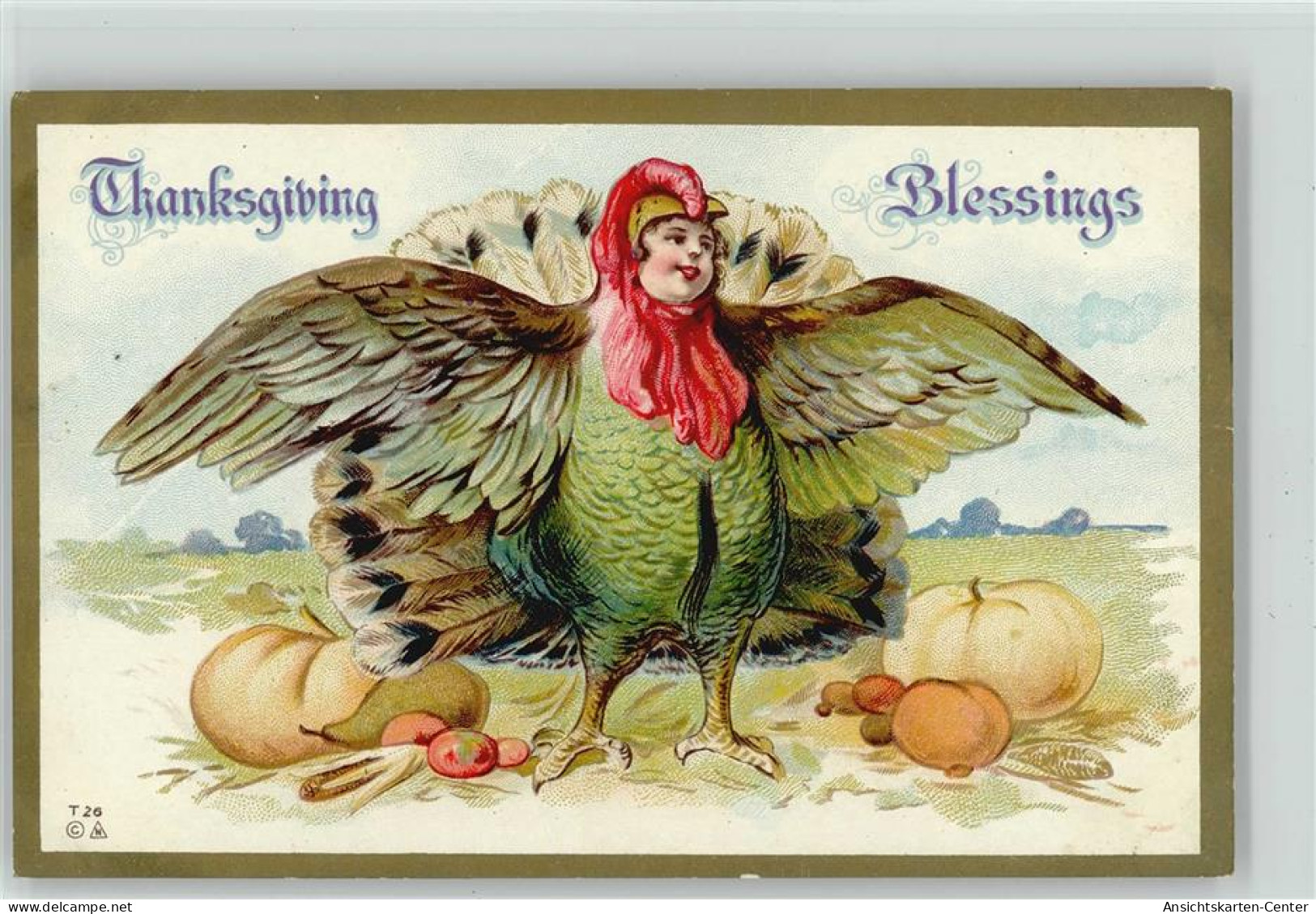 10011701 - Glueckwunsch-sonstige Thanksgiving Litho - Esposizioni