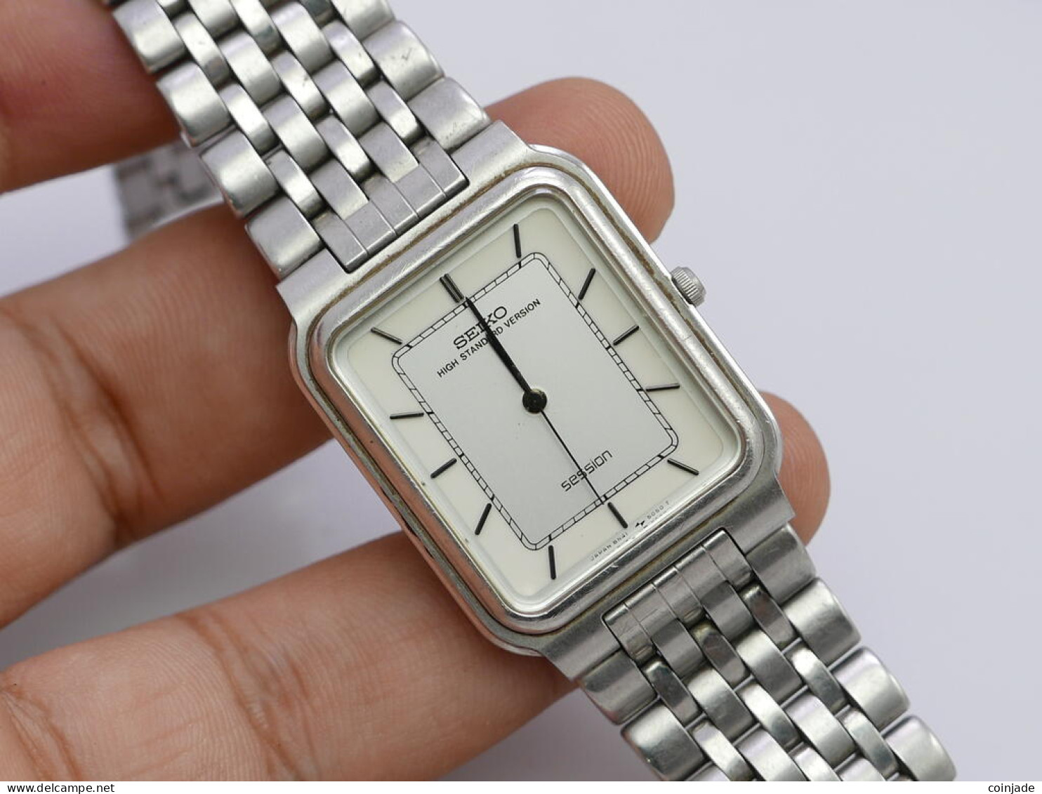 Vintage Seiko Session High Standard Version 8N41 5050 Men Quartz Watch Japan27mm - Montres Anciennes