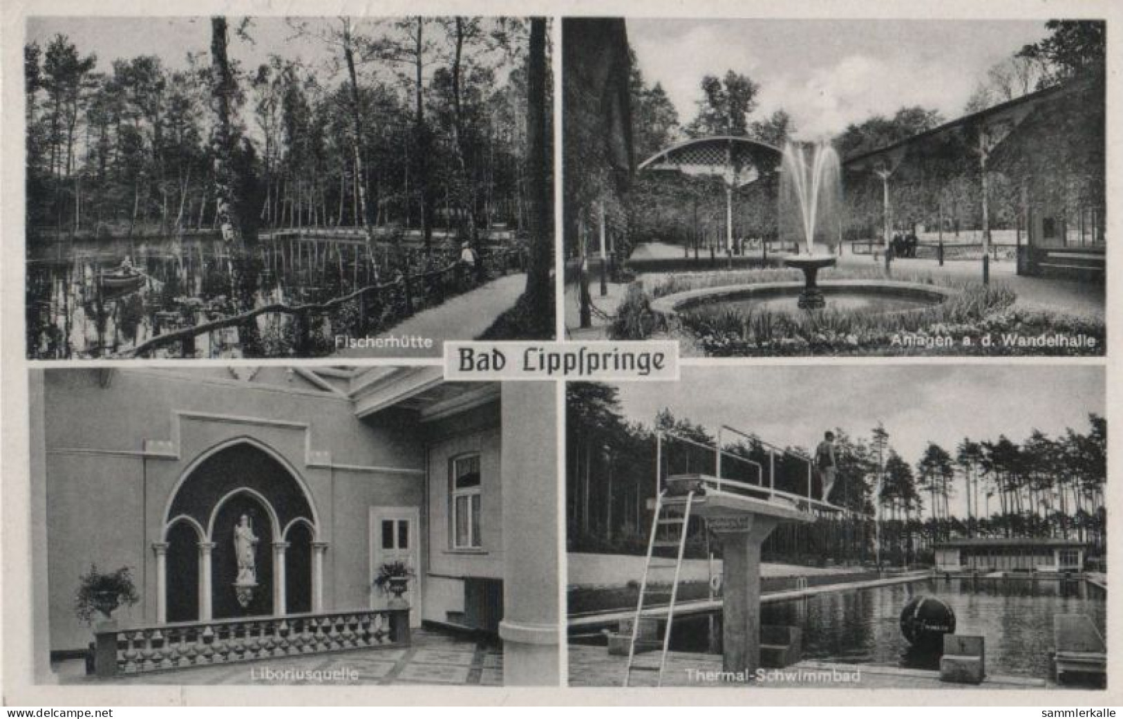 73114 - Bad Lippspringe - U.a. Fischerhütte - 1954 - Bad Lippspringe