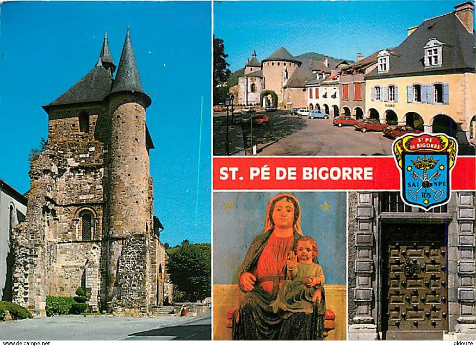 65 - Saint Pé De Bigorre - Multivues - Vierge à L'enfant - Art Religieux - Blasons - CPM - Voir Scans Recto-Verso - Saint Pe De Bigorre