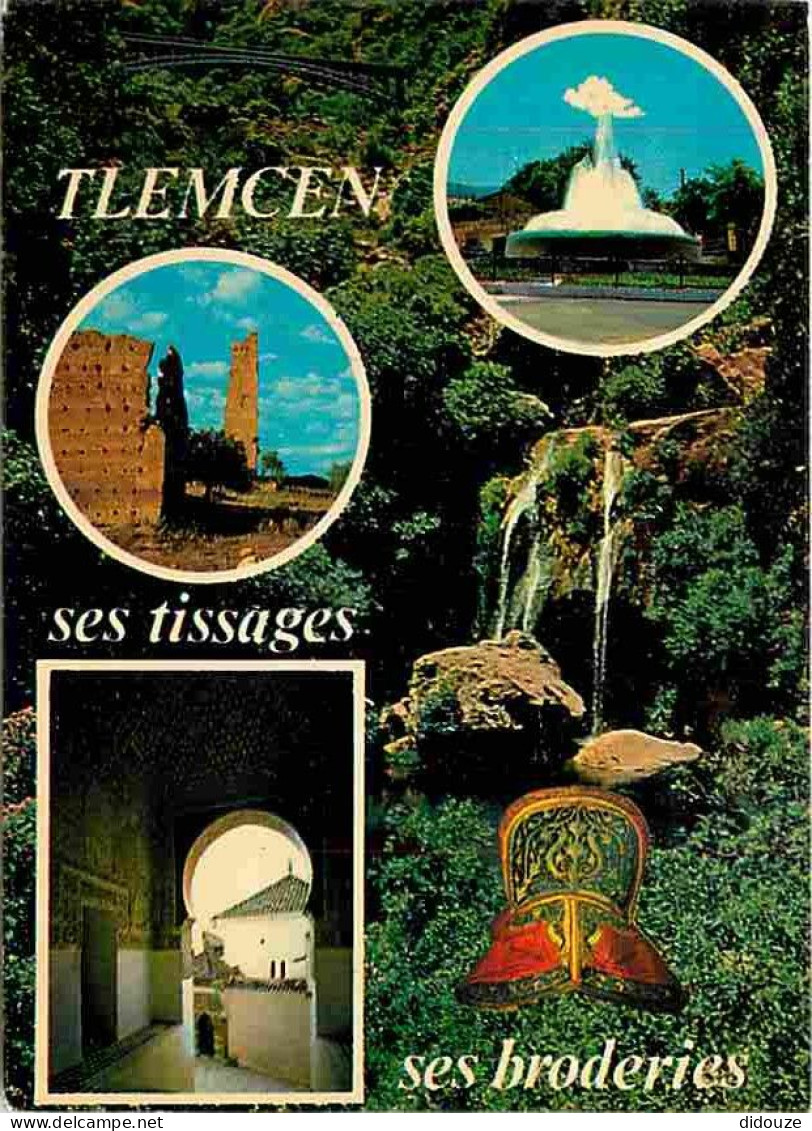 Algérie - Tlemcen - Ses Tissages - Ses Broderies - Multivues - CPM - Voir Scans Recto-Verso - Tlemcen