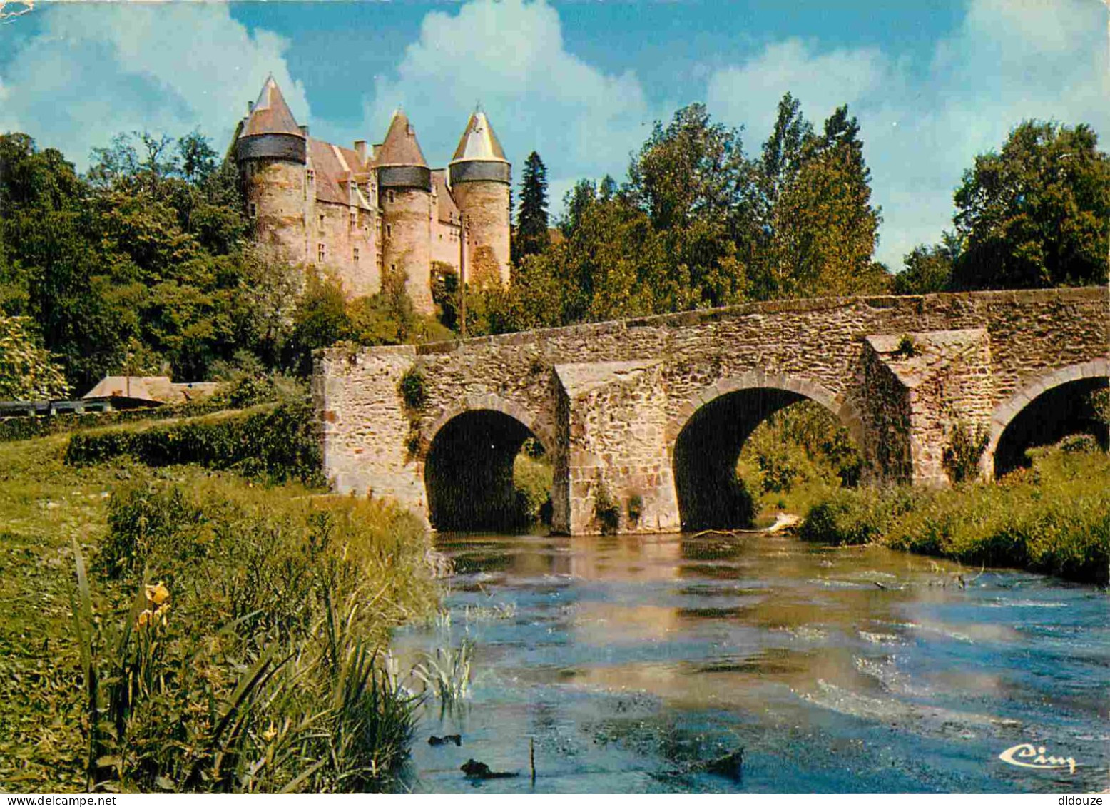 18 - Culan - Le Vieux Pont Sur L'Arnon Et Le Château - CPM - Voir Scans Recto-Verso - Culan