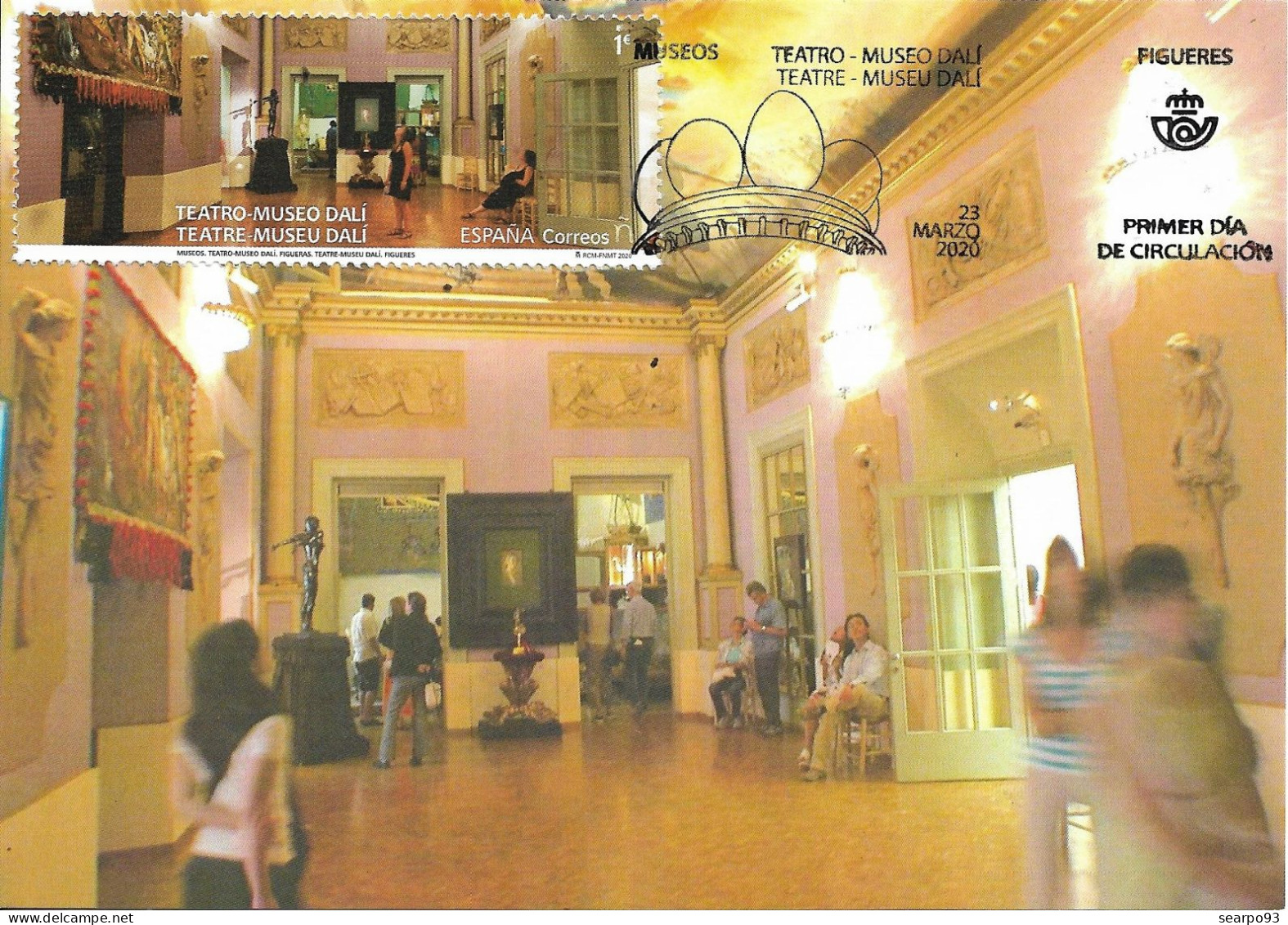 SPAIN. MAXICARD. DALI THEATER-MUSEUM. FIGUERES. 2020 - Maximum Cards