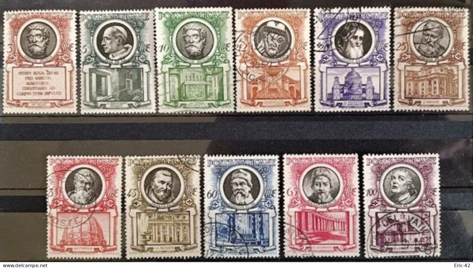 VATICAN. Y&T N°176/186 (issu D'une Collection) SERIE DES PAPES. USED. T.B... - Used Stamps