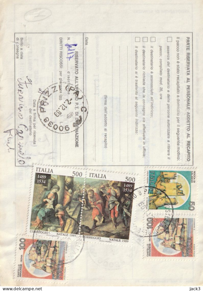 BOLLETTINO POSTALE - REPUBBLICA (COME DA SCANSIONE) ALB. - Postal Parcels