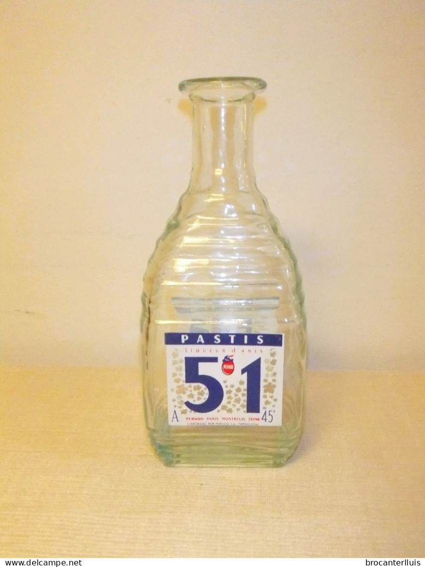 BOTELLA DE AGUA DE LA MARCA PASTIS 51 LIQUEUR D'ANIS De PERNOD - Otros & Sin Clasificación