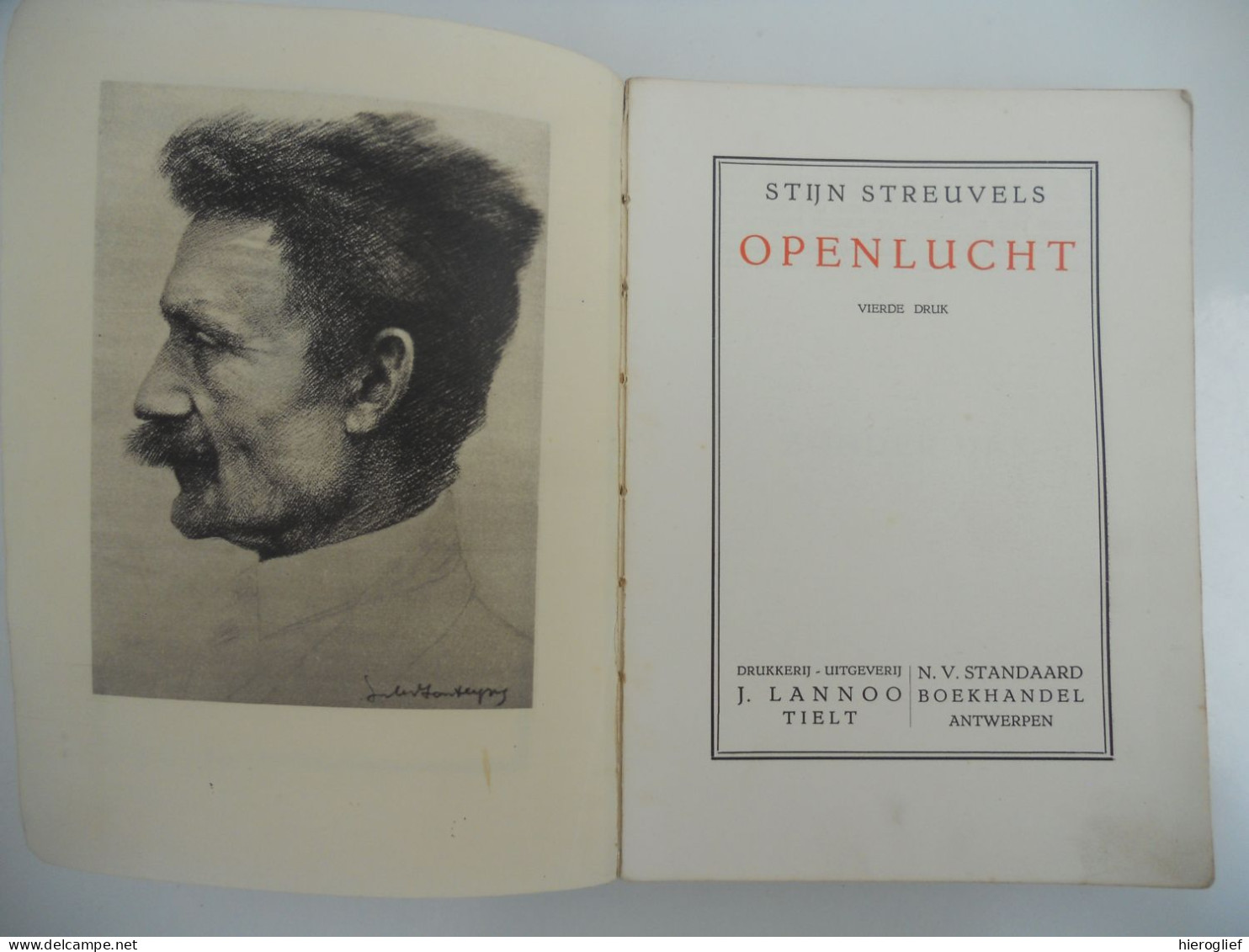 OPENLUCHT Door Stijn Streuvels Heule Kortrijk Ingooigem Anzegem Frank Lateur / Illustraties Van Coppenolle 1943 - Literature
