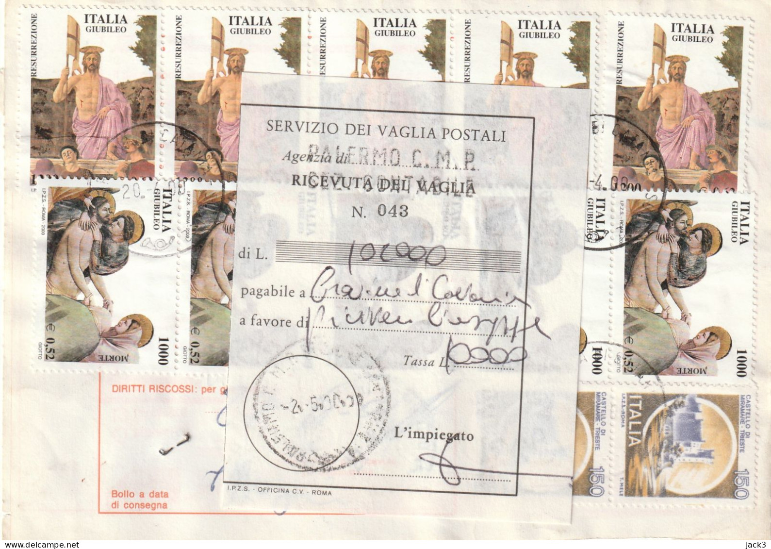 BOLLETTINO POSTALE - REPUBBLICA (COME DA SCANSIONE) ALB. - Postal Parcels