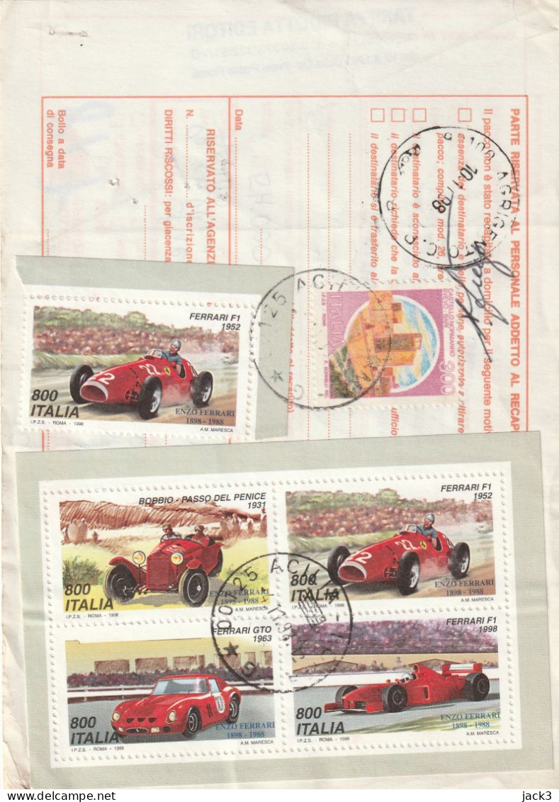 BOLLETTINO POSTALE - REPUBBLICA (COME DA SCANSIONE) ALB. - Postal Parcels