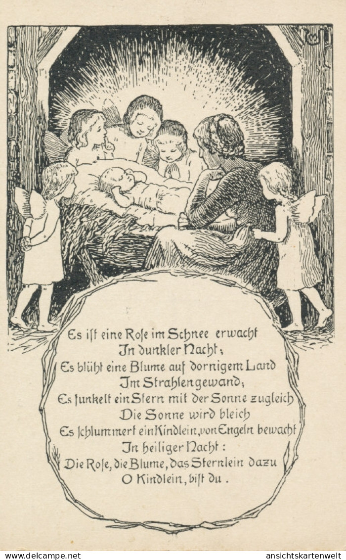 Baby Von Mutter Und Engeln Bewacht Gl1950 #106.353 - Autres & Non Classés