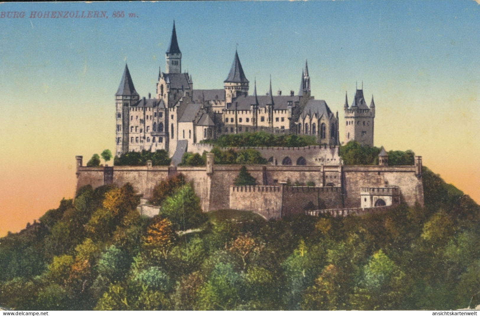 Burg Hohenzollern Gl1917 #109.798 - Châteaux