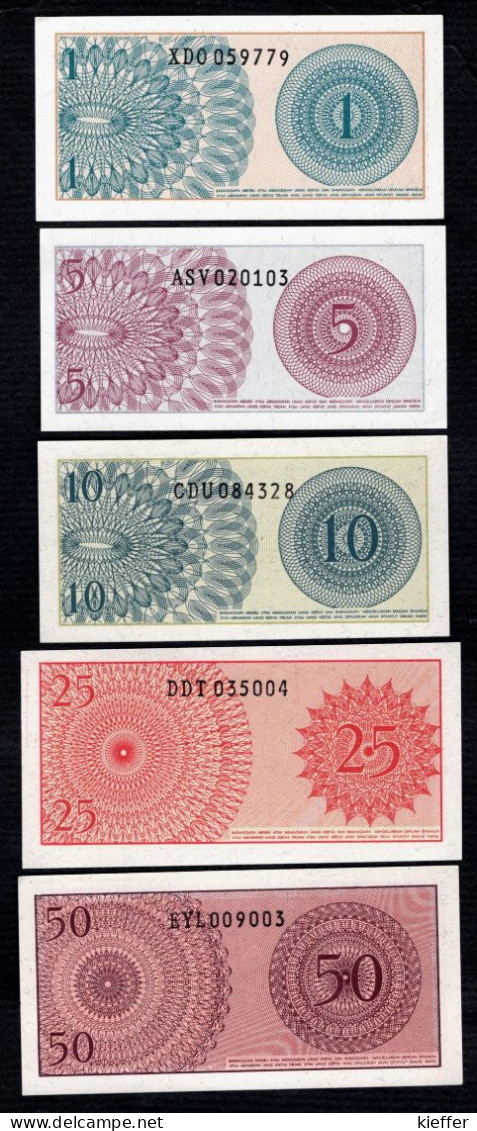 INDONESIE - LOT - 1-5-10-25-50 Sen - 1964 - UNC - Indonesien