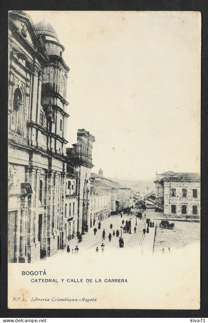 BOGOTA    "  Cathédrale  "  1905   Animée - Colombie