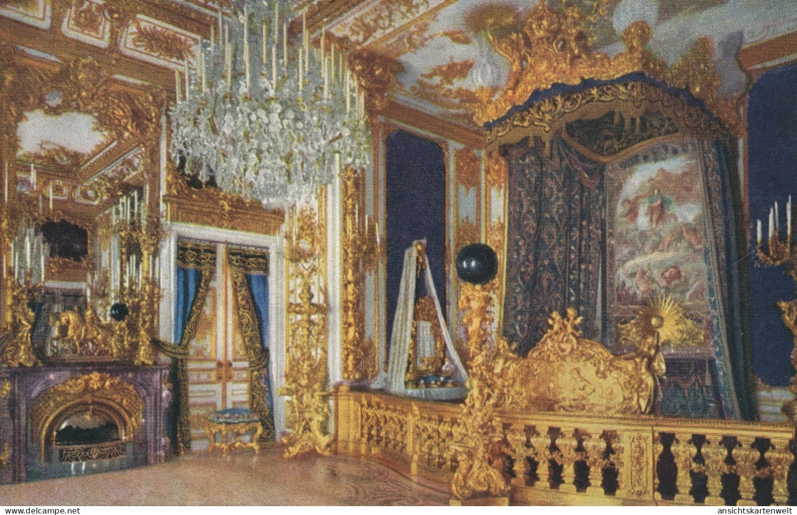 Schloss Herrenchiemsee Schlafzimmer Ngl #109.741 - Châteaux