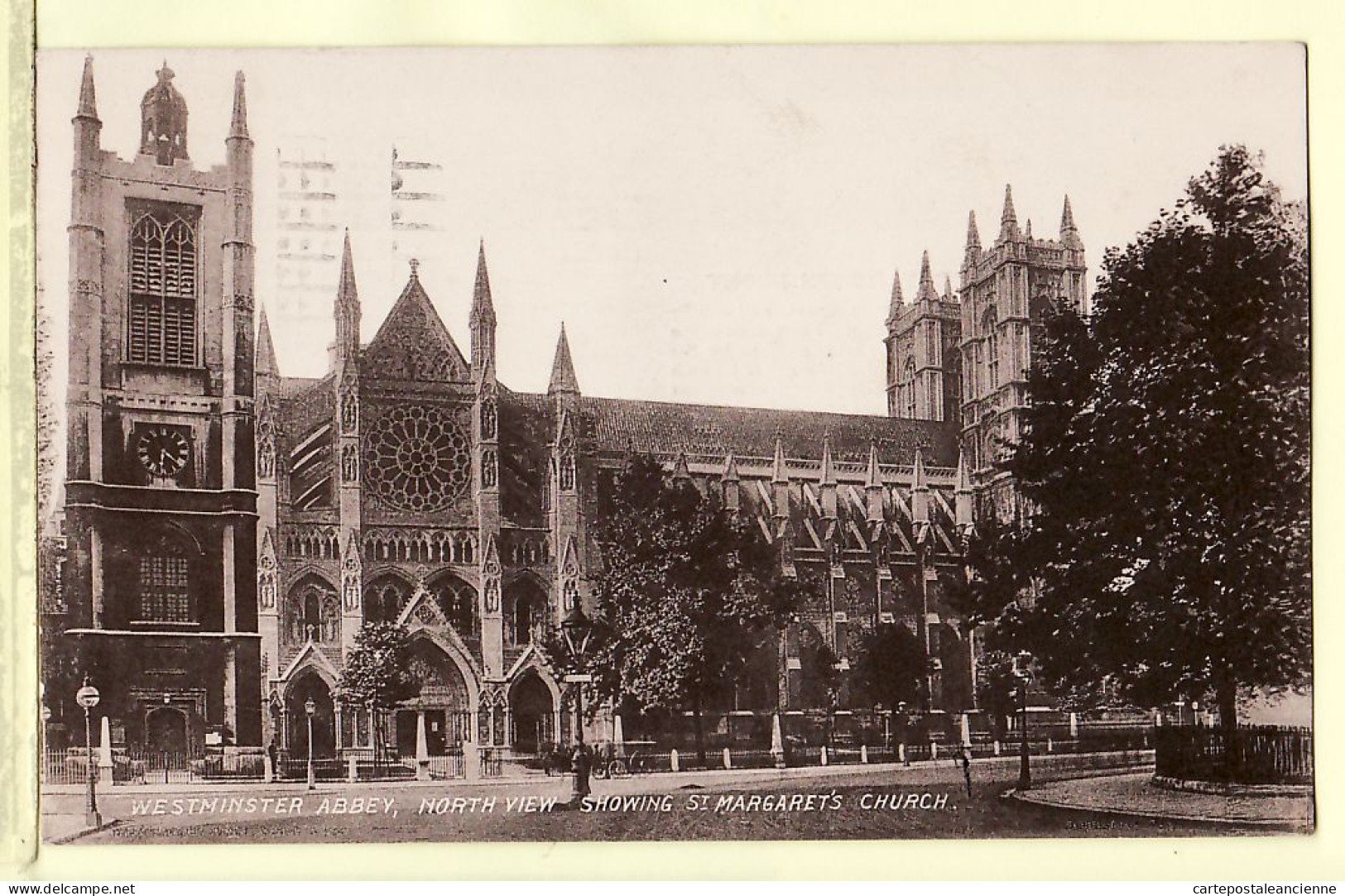 21060 / LONDON WESTMINSTER ABBEY NORTH VIEW MARGARET'S CHURCH  29.05.1936 à GAUDUCHEAU Paris - Westminster Abbey