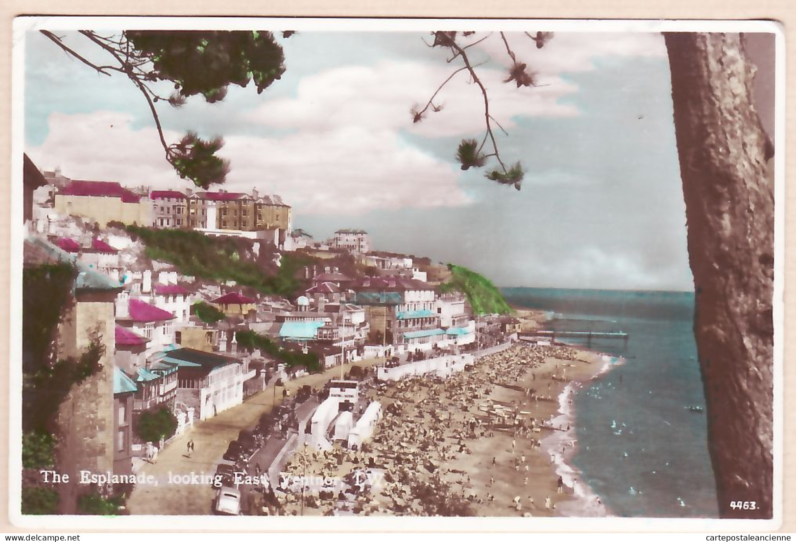 21066 / VENTNOR I.O.W Isle Of WIGHT The Esplanade Looking EAST VENTNOR 06.06.1952 -Réal Photo Postacard NIGH - Ventnor