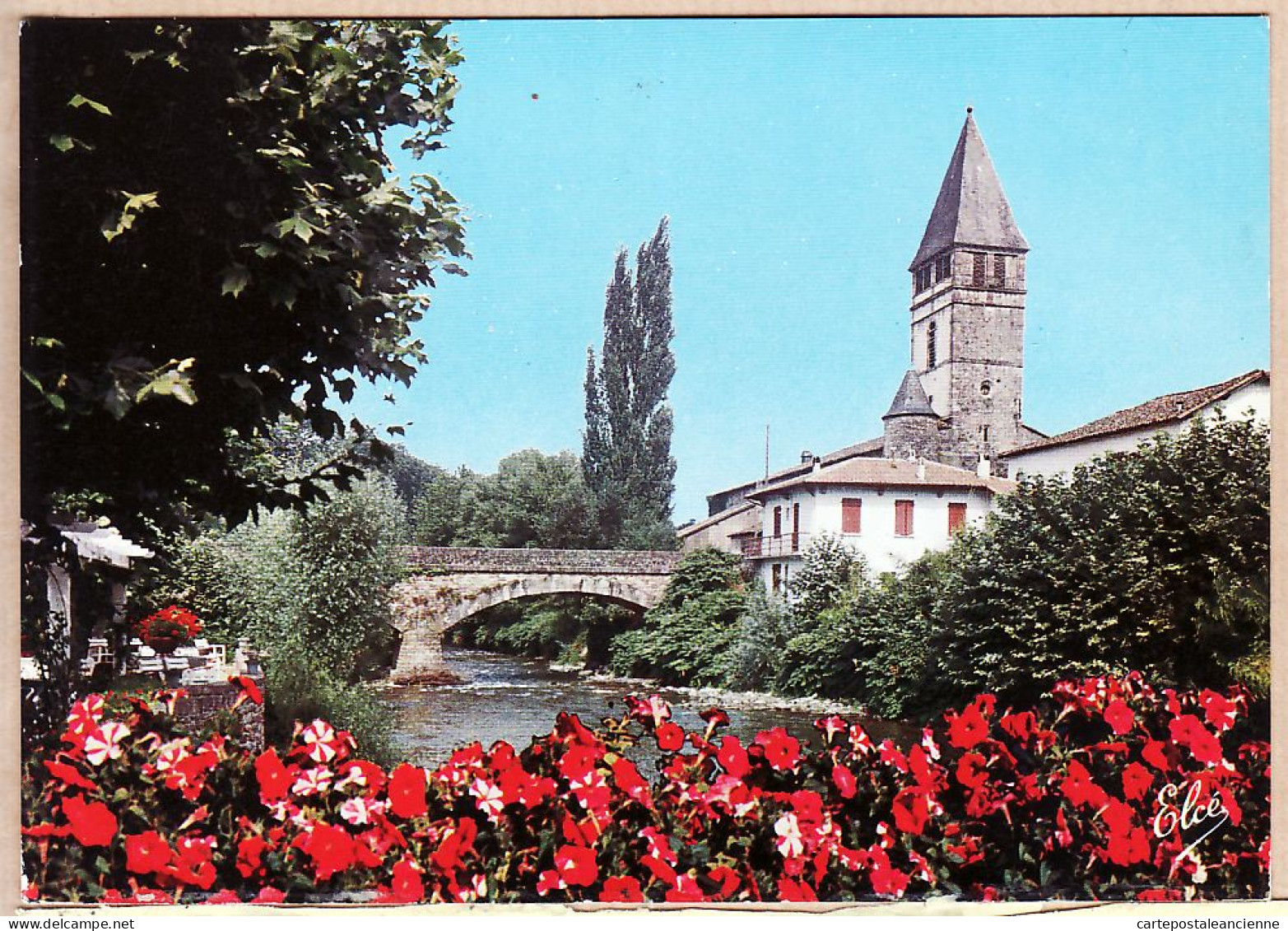 21246 / Euskadi SAINT-ETIENNE-de-BAIGORRY St Pyrénées-Atlantiques Le Pont Et Eglise 1970s CHATAGNEAU N-3103 - Saint Etienne De Baigorry