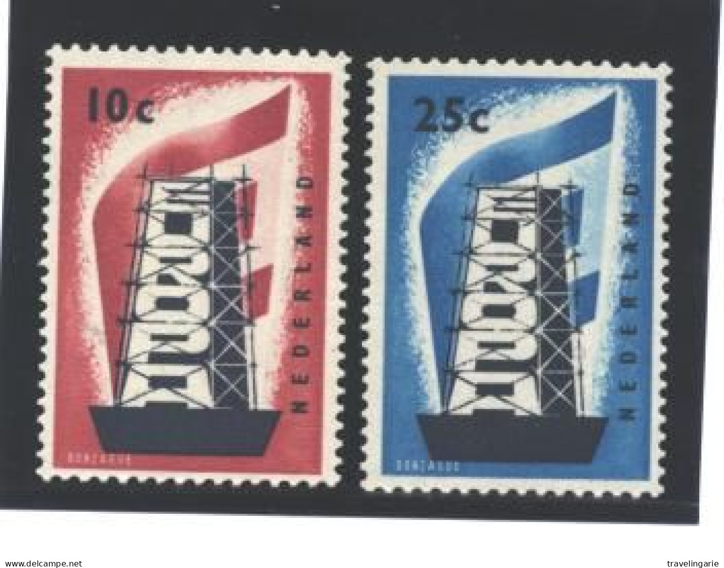 PAYS-BAS NETHERLANDS NEDERLAND EUROPACEPT 1956 MNH ** - 1956