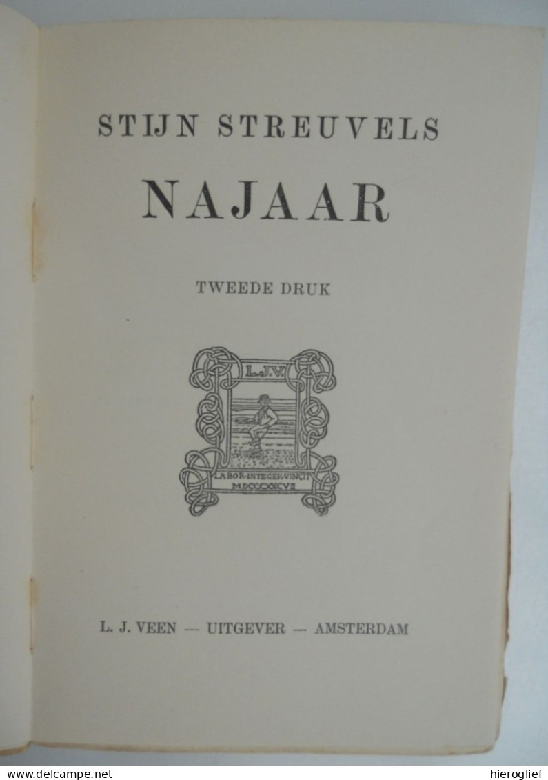 NAJAAR Stijn Streuvels Heule Kortrijk Ingooigem Anzegem Frank Lateur + Ex-libris Veen / De Boomen / Jacht / De Aanslag - Literatuur