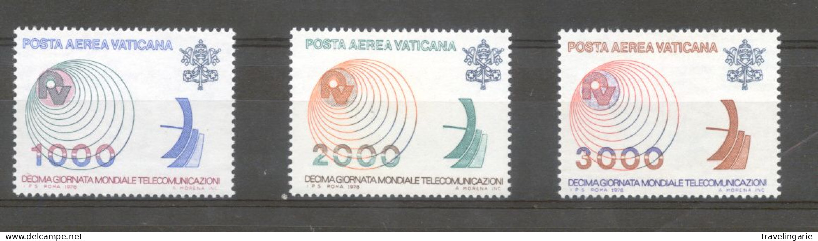 VATICAN 1978 TELECOMMUNICATIONS  MNH ** - Telekom