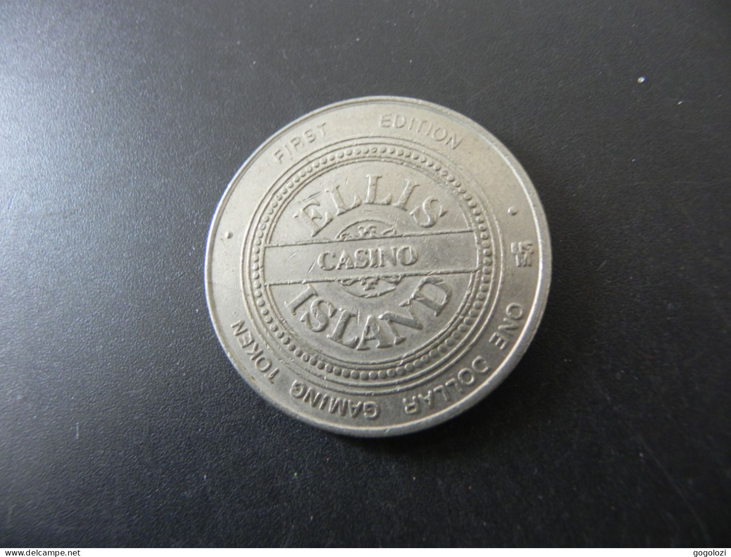 Casino Jeton Chip USA -  Ellis Island Casino Nevada - 1 Dollar ND - Casino