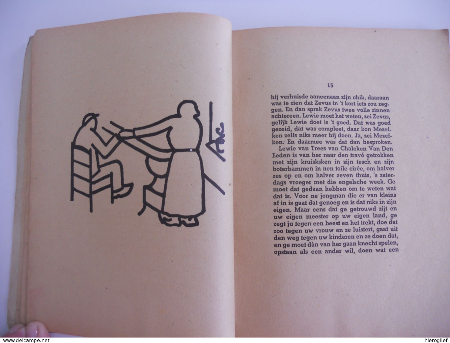 De Goede Smokkelaar Door Gerard Baron Walschap ° Londerzeel + Antwerpen / 1945 Tekeningen Door Auteur Slechts 1000 Stuks - Literatuur
