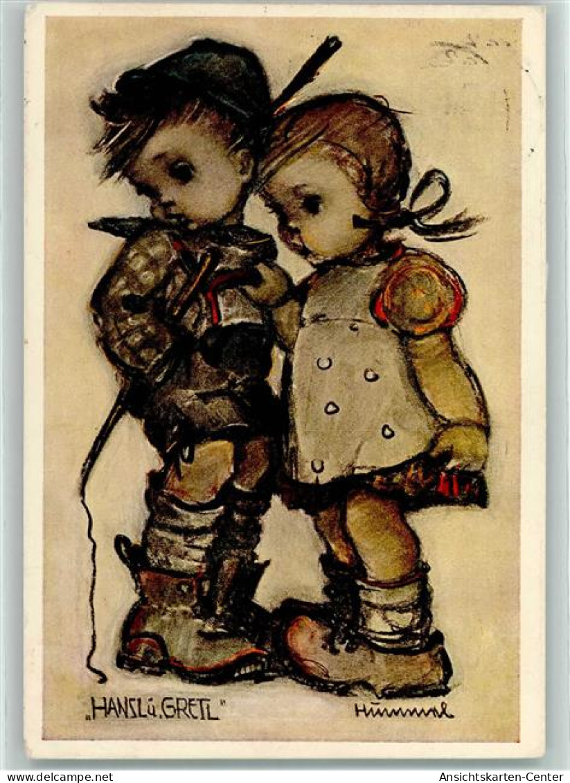 39166401 - Hans Und Gretel Aus Dem Hummel Buch AK - Hummel