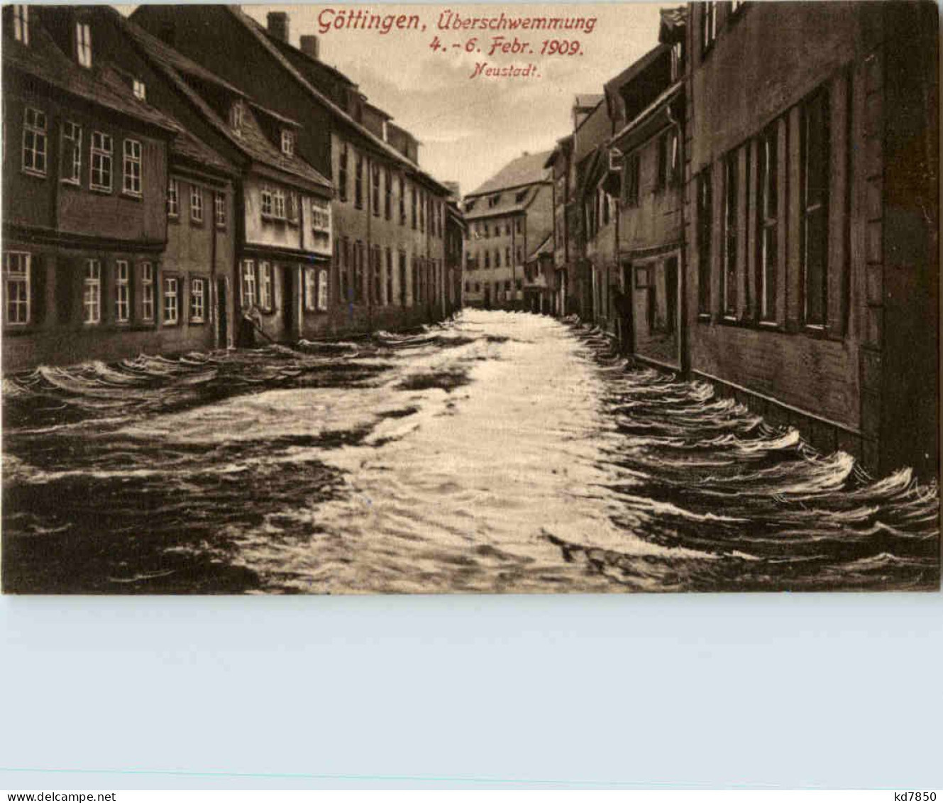 Göttingen - Überschwemmung 1909 - Goettingen