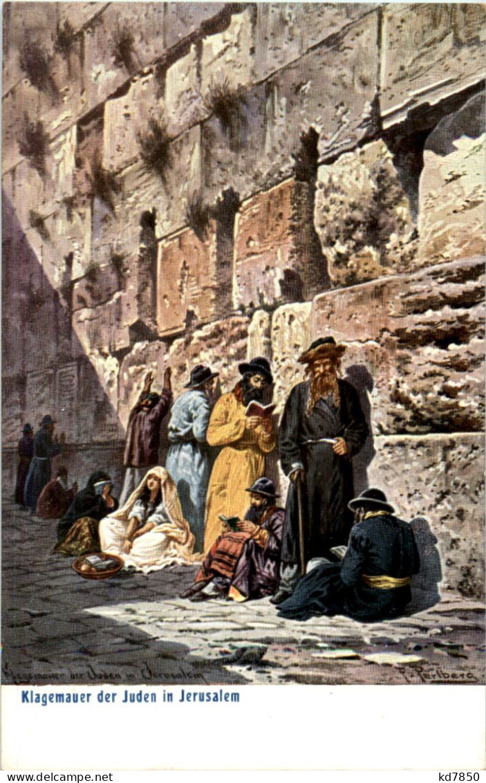 Klagemauer Der Juden In Jerusalem - Judaika