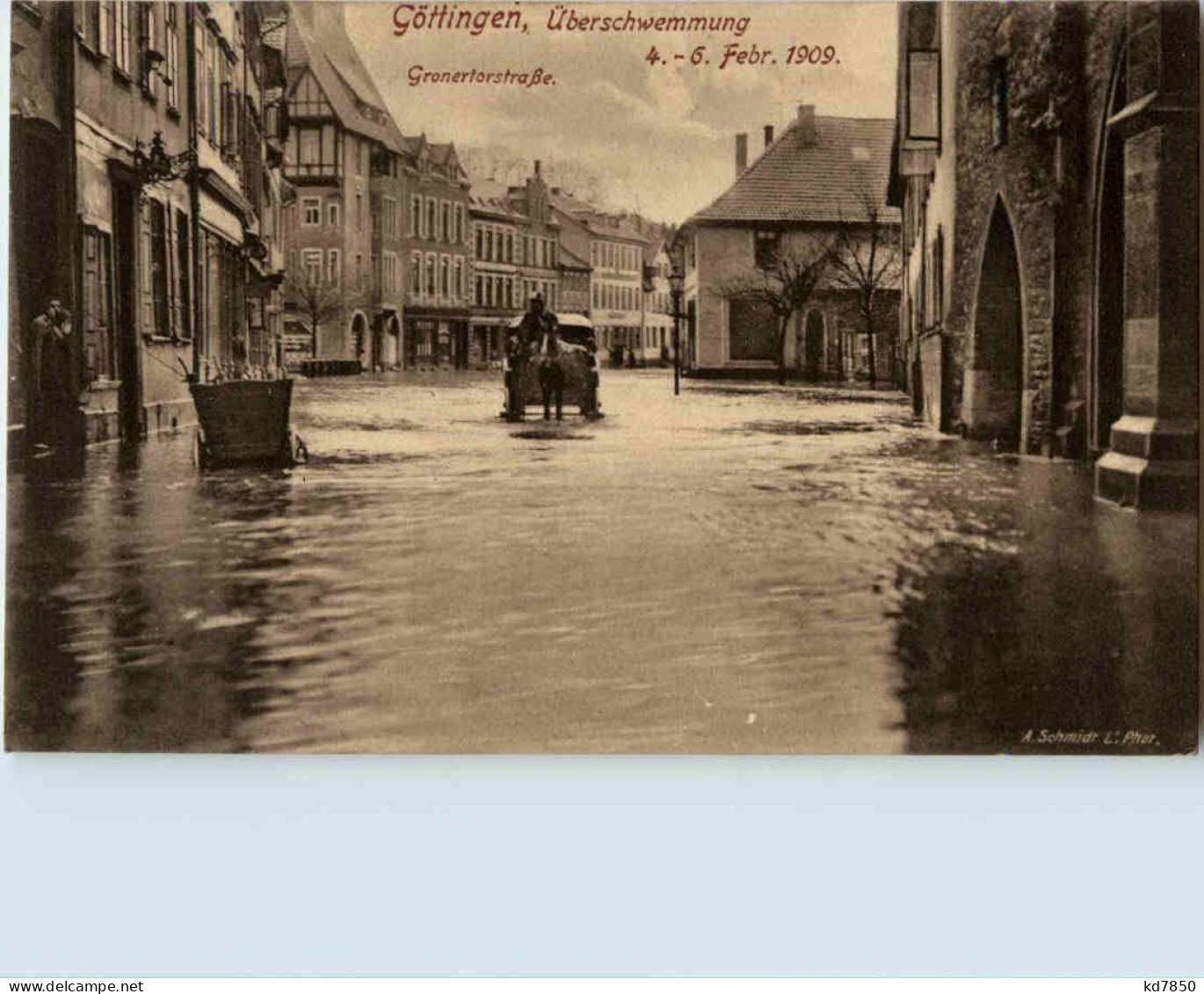 Göttingen - Überschwemmung 1909 - Goettingen