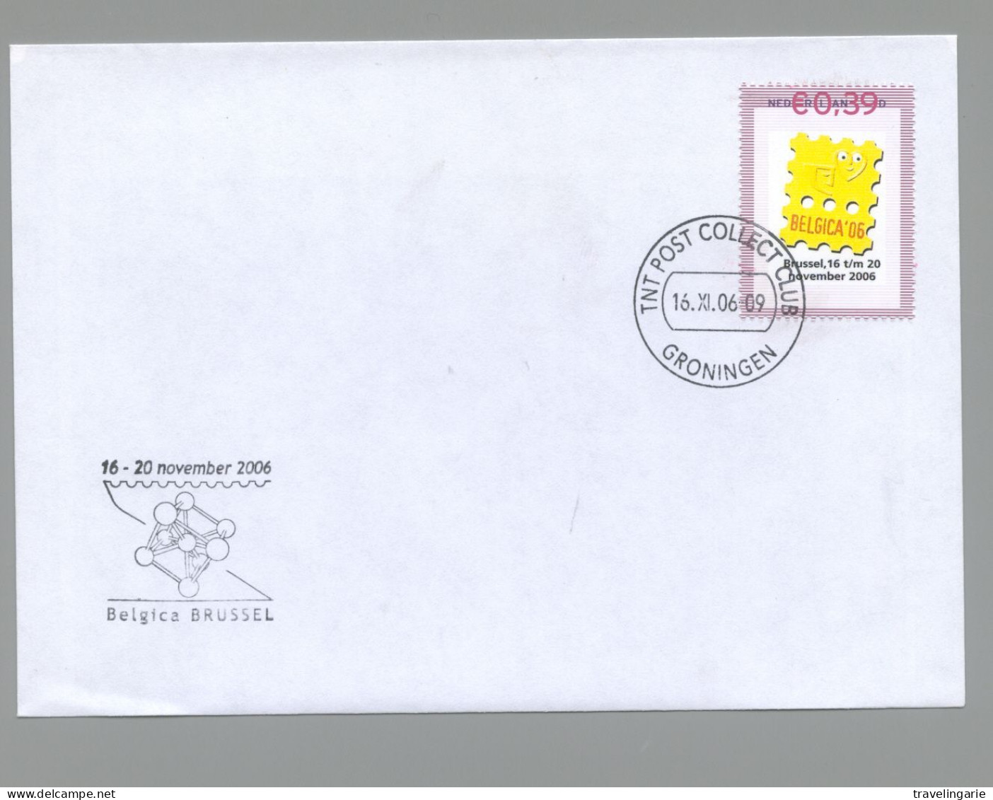 Netherlands 2006 Personalised Stamp BELGICA Exhibition ... Very Low Issue - Personalisierte Briefmarken