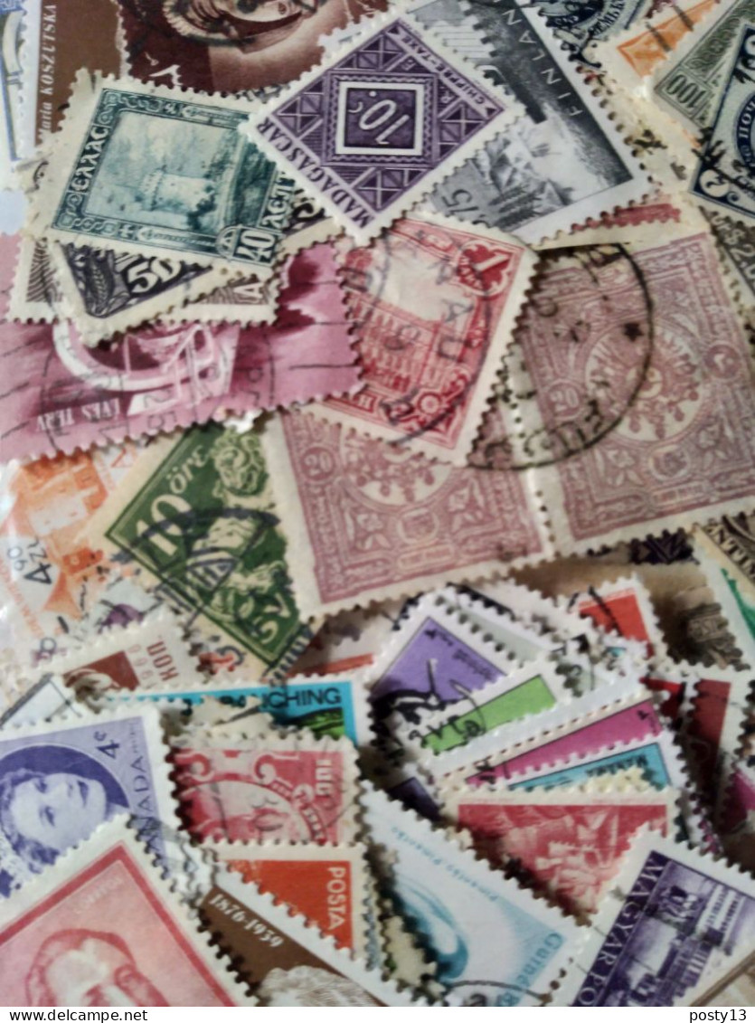 LOT VRAC TIMBRES ANCIENS OBLITÉRÉS MONDE  - BE/TBE - Lots & Kiloware (mixtures) - Min. 1000 Stamps