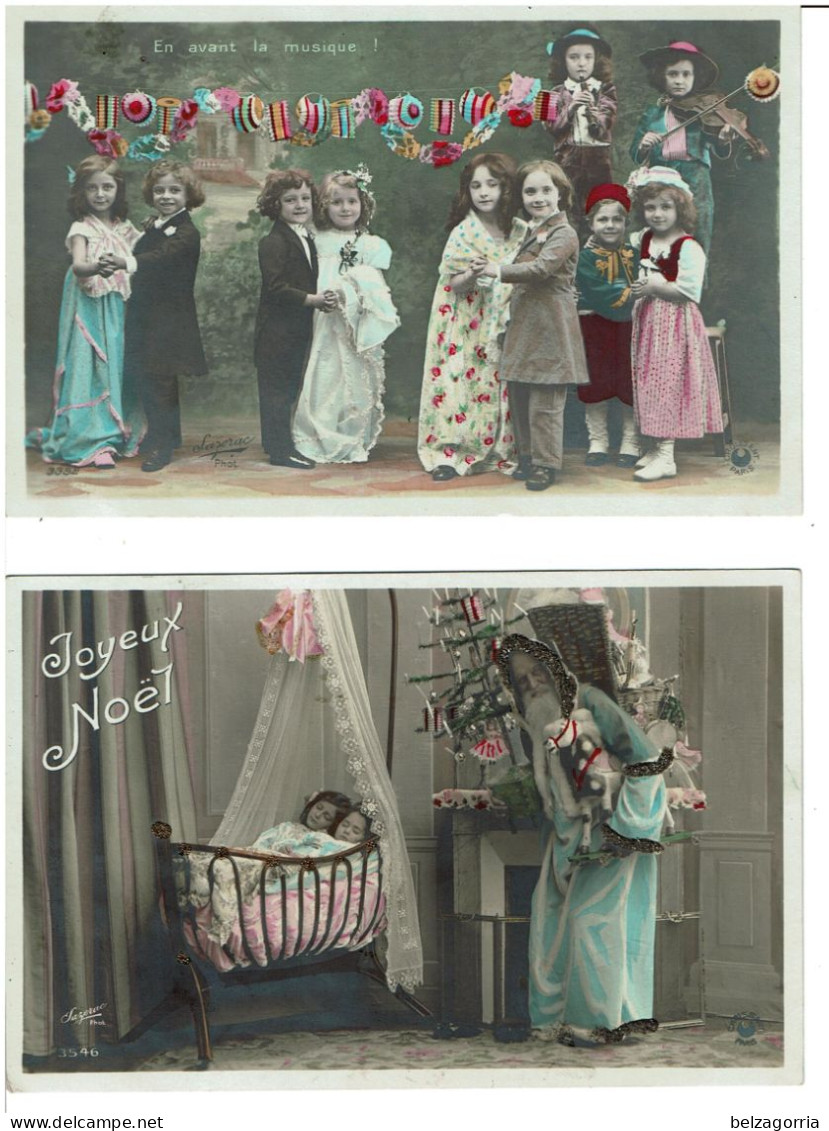 ENFANTS - Editeur Photo Sazerac -  Lot De 6 Cartes Postales - Début 20 èmes - Séries 3392 & 3546 - VOIR SCANS - Gruppi Di Bambini & Famiglie