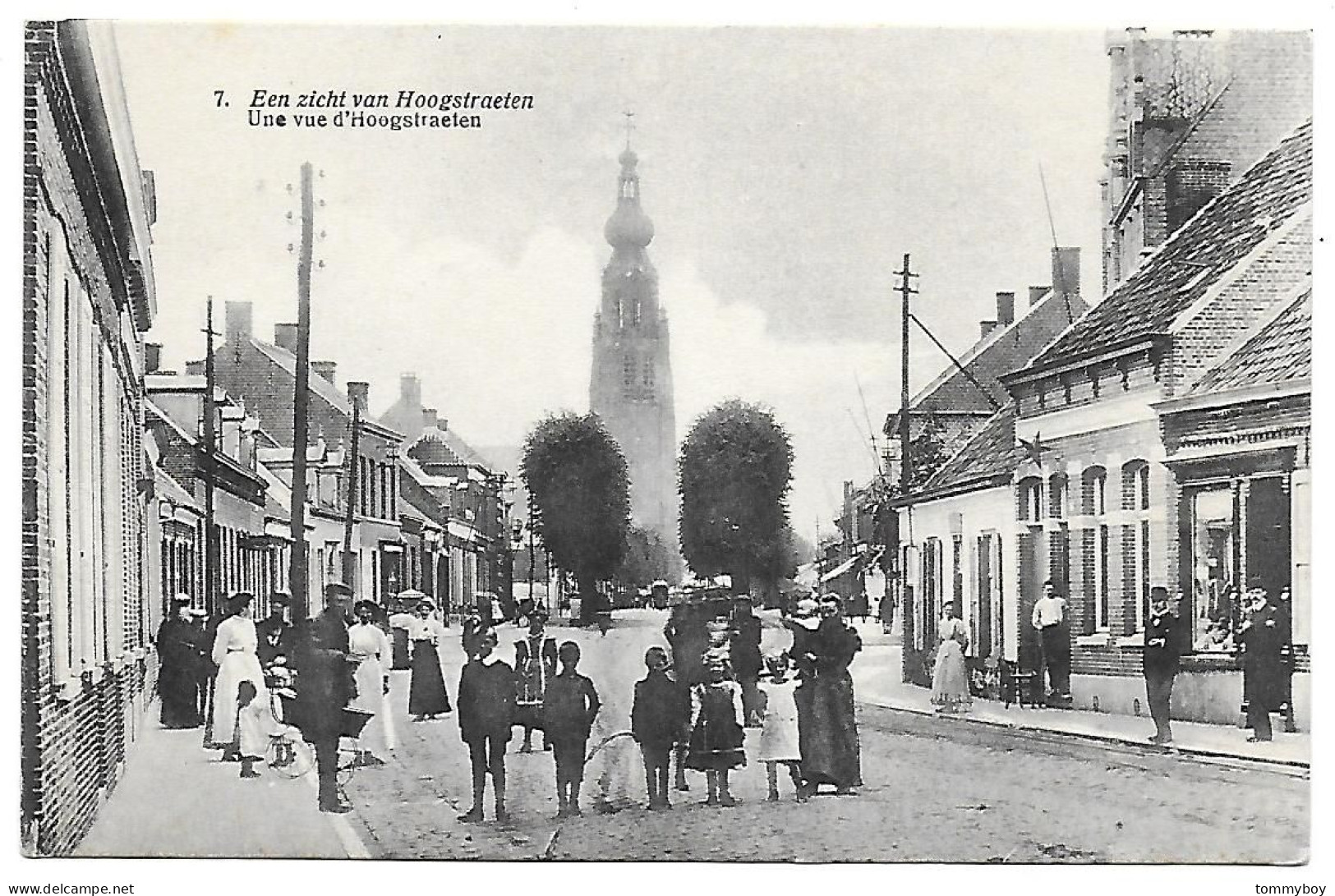 CPA Hoogstraeten, Een Zicht Van Hoogstraeten (verlijming Klein Beetje Losgekomen In Onderhoek) - Hoogstraten