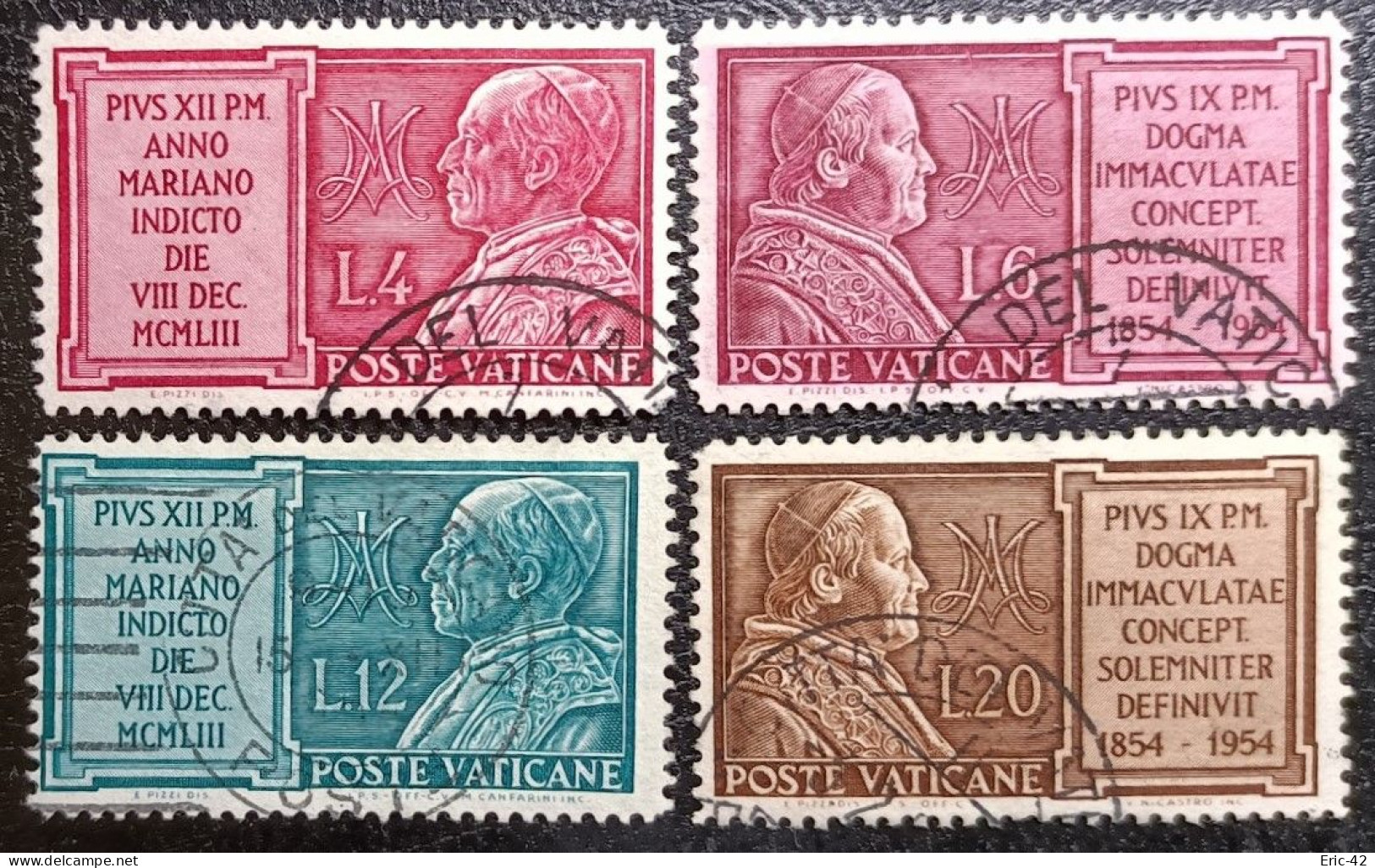 VATICAN. Y&T N°195/198. USED. T.B... - Used Stamps