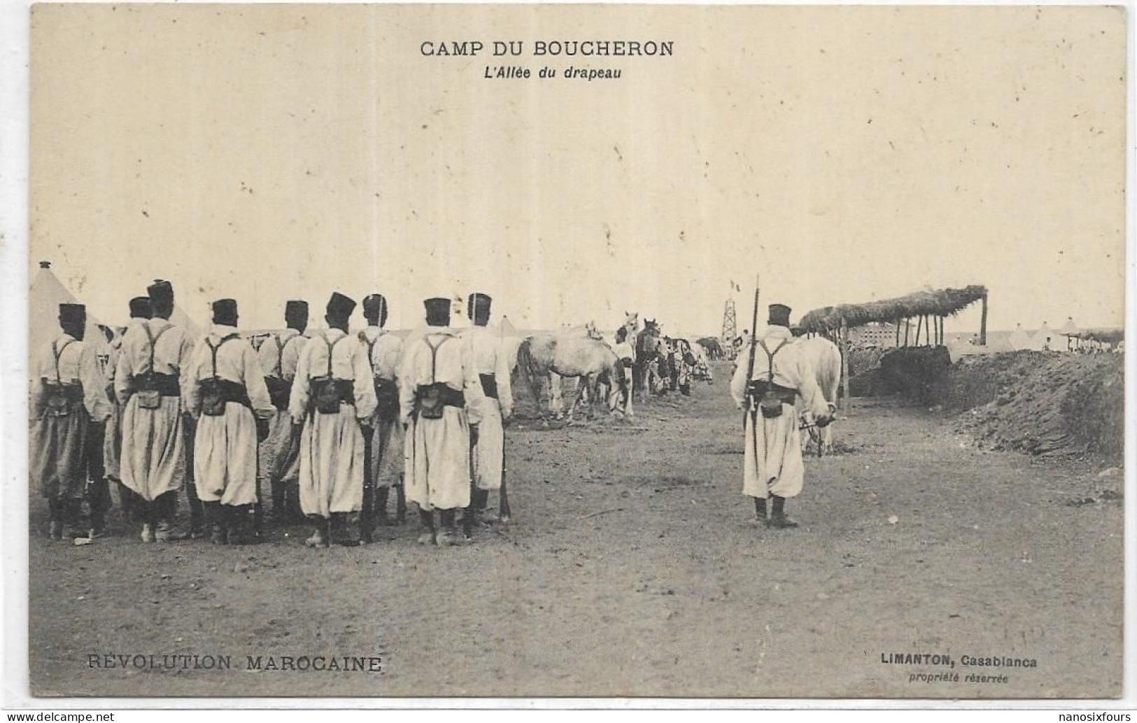 MAROC.CAMP DU BOUCHERON. L ALLEE DU DRAPEAU - Agadir