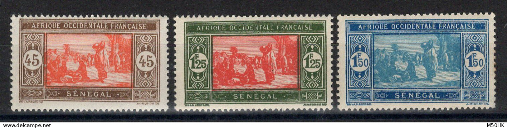 Sénégal - YV 104 / 107A / 108 N* MH , Cote 10,50 Euros - Nuevos