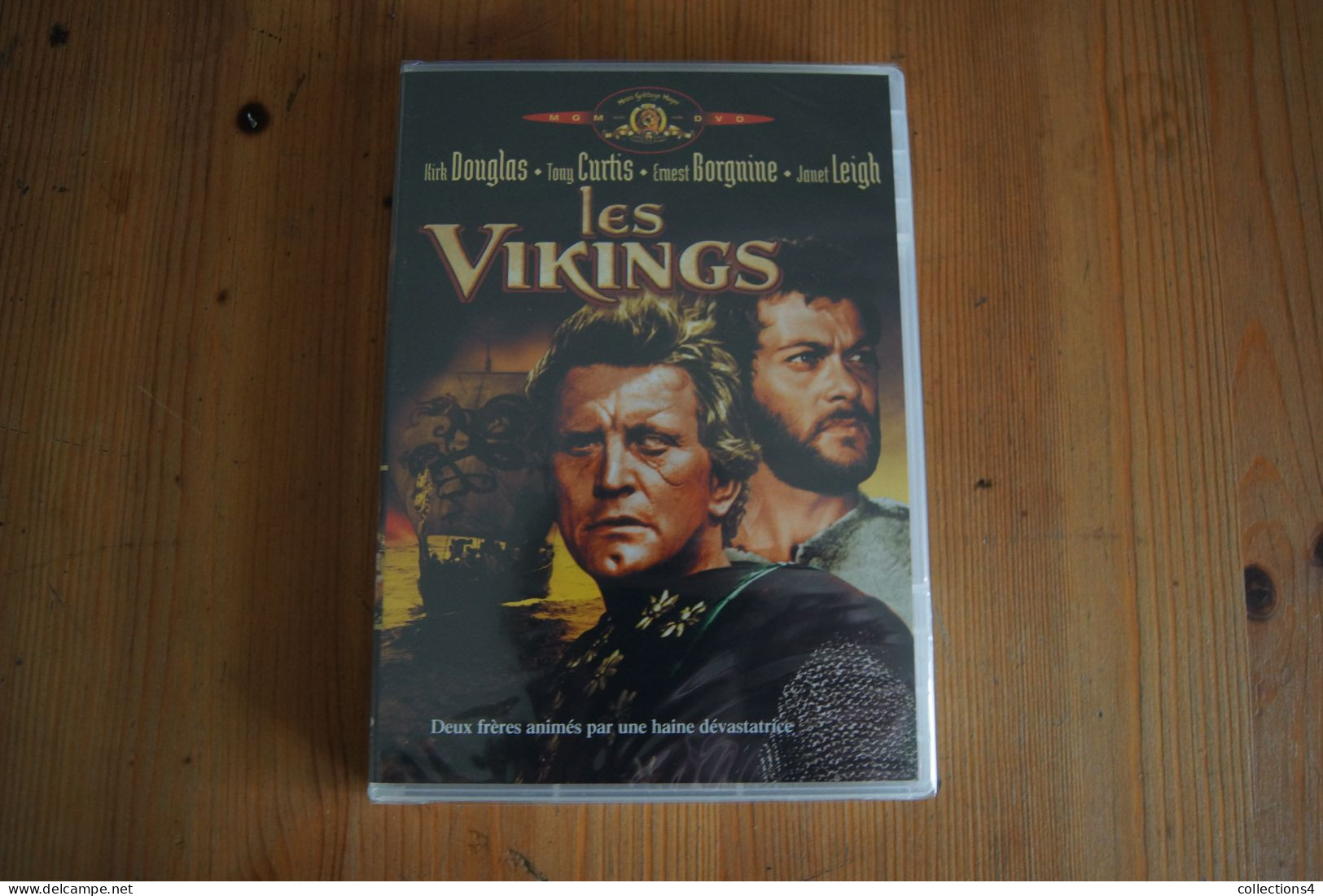 LES VIKINGS KIRK DOUGLAS TONY CURTIS ERNEST BORGNINE JANET LEIGHT DVD NEUF SCELLE DU FILM DE 1958 - Action, Aventure