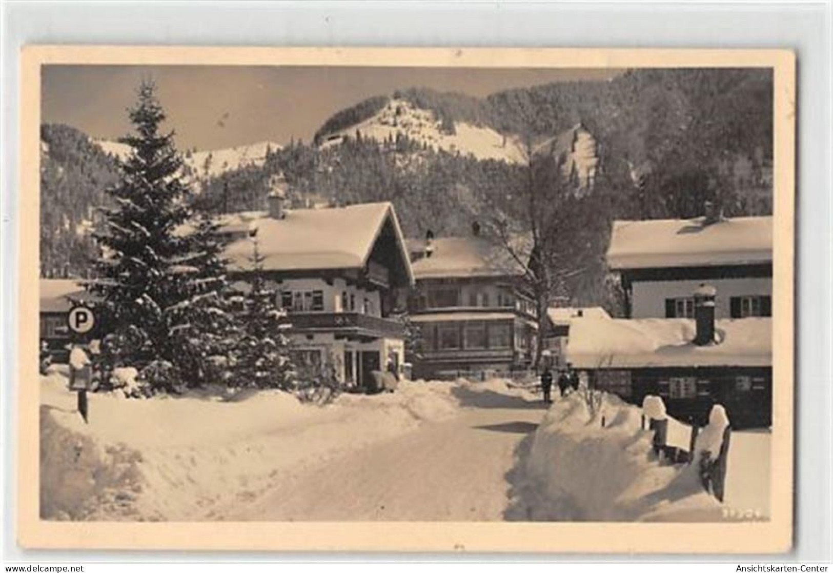 39111701 - Bayrischzell. Dorfpartie Im Winter Gelaufen. Leicht Buegig, Sonst Gut Erhalten - Bad Wiessee