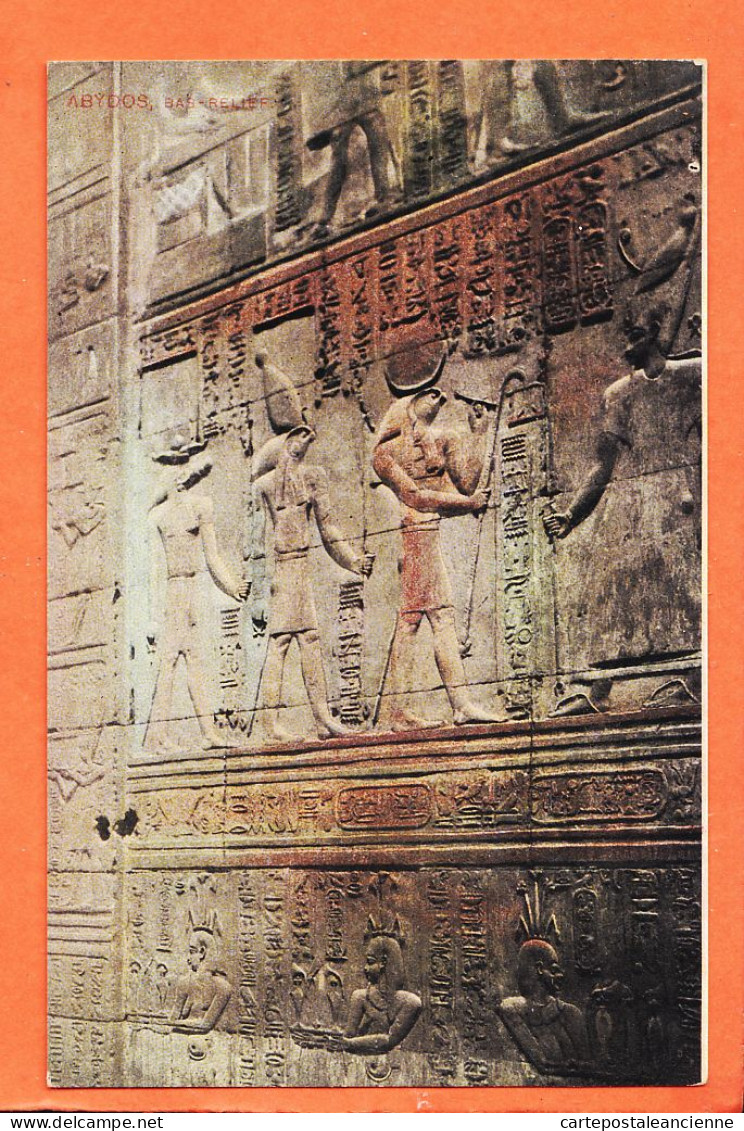 21108 / ABYDOS ♥️ Etat Parfait ◉ Lichtenstern & Harari 187 ◉ Bas-Relief Egypte 1905s - Personen