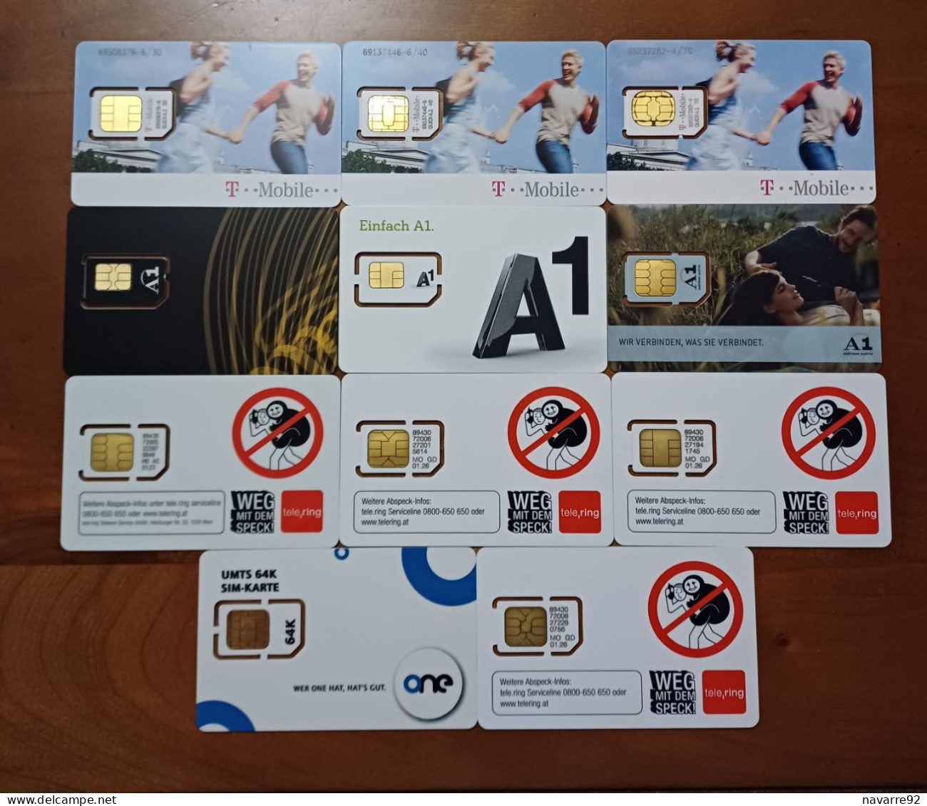 LOT 11 CARTES GSM SIM VARIEES T.B.E !!! - Sonstige – Europa