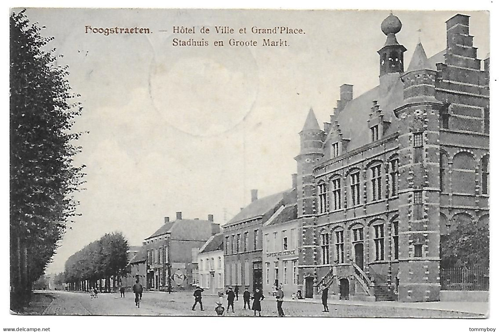 CPA Hoogstraeten, Hôtel De Ville Et Grand'Place - Hoogstraten