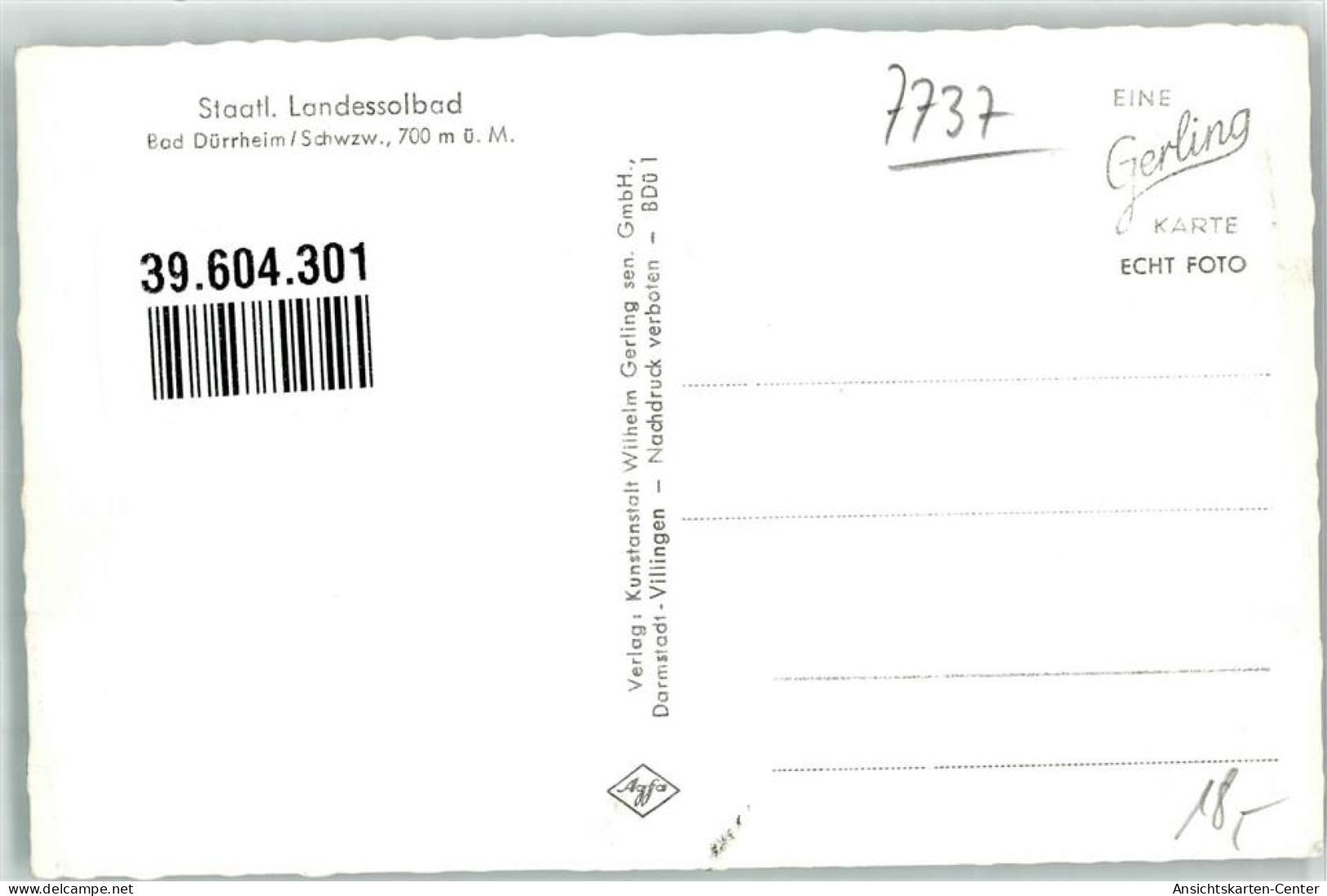 39604301 - Bad Duerrheim , Schwarzw - Bad Duerrheim