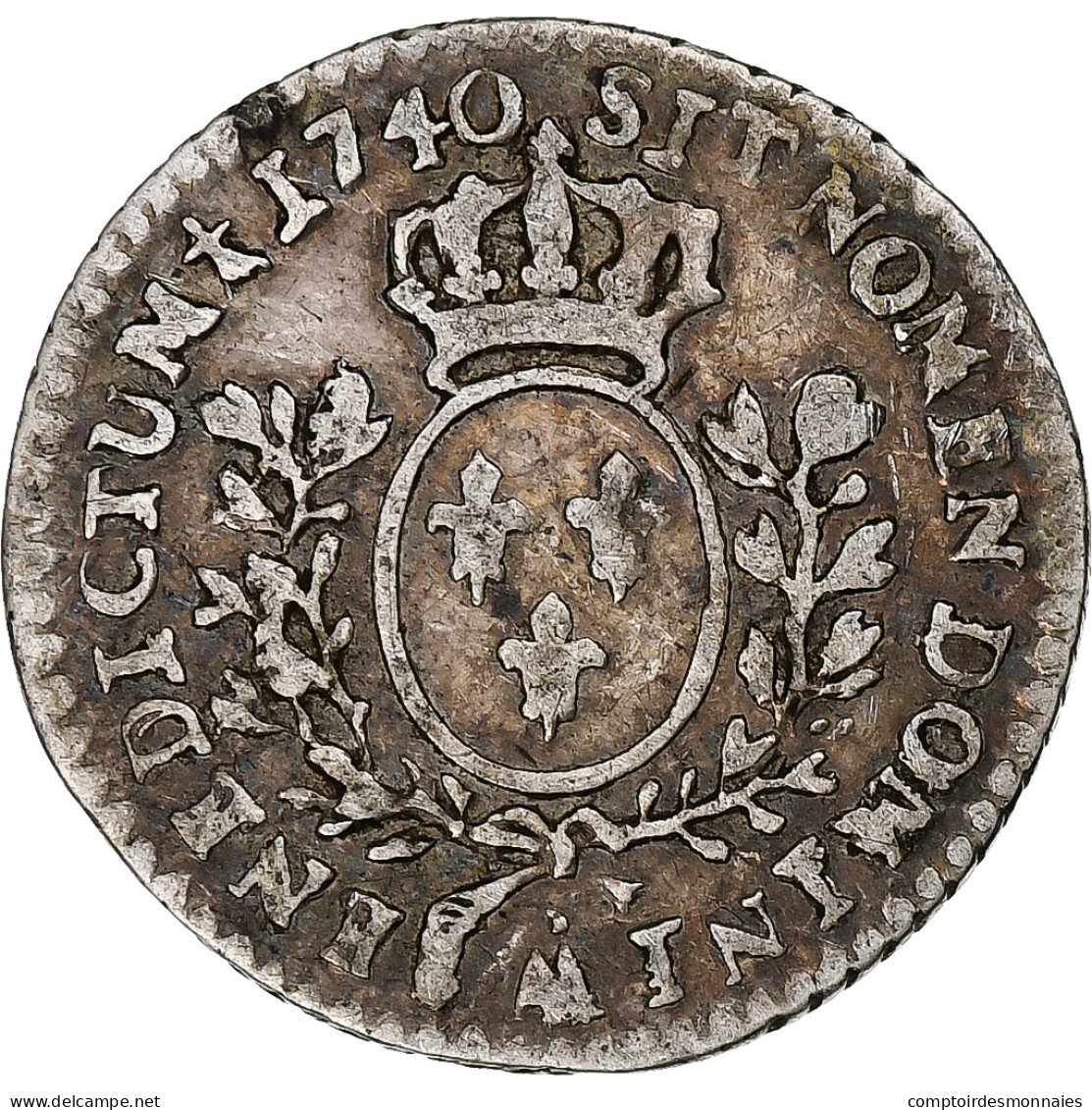 France, Louis XV, 1/20 Écu Au Bandeau, 1740, Metz, Argent, TB+, Gadoury:284 - 1715-1774 Luigi XV Il Beneamato