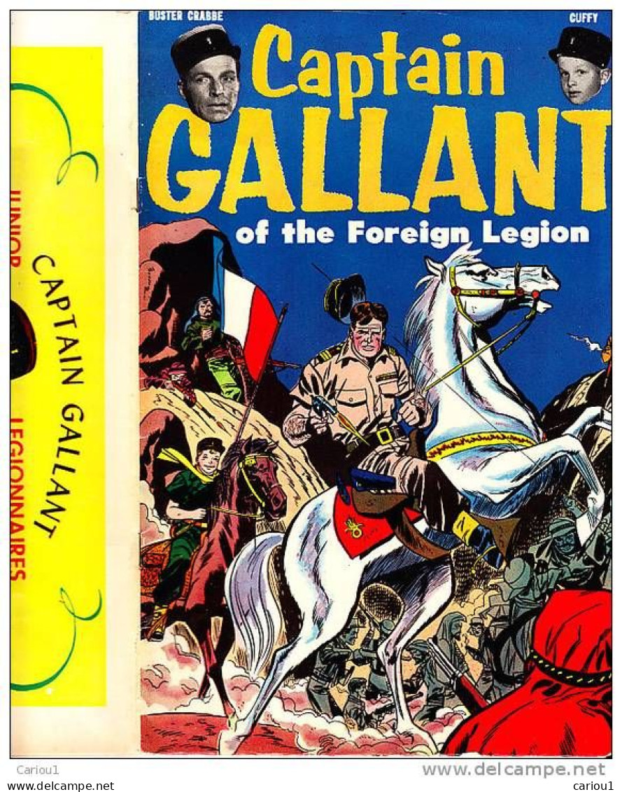C1 Captain Gallant Of The FOREIGN LEGION 1955 HEINZ Comic TBE Legion Etrangere PORT INCLUS FRANCE - Altri Editori