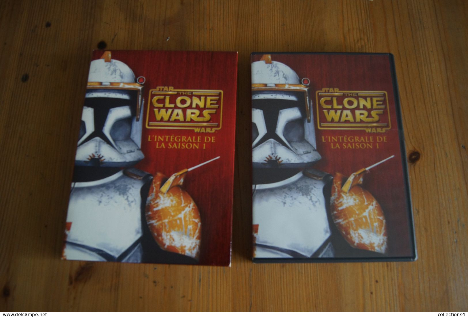 STAR WARS THE CLONE WARS INTEGRALE SAISON 1 COFFRET 4 DVD - Ciencia Ficción Y Fantasía